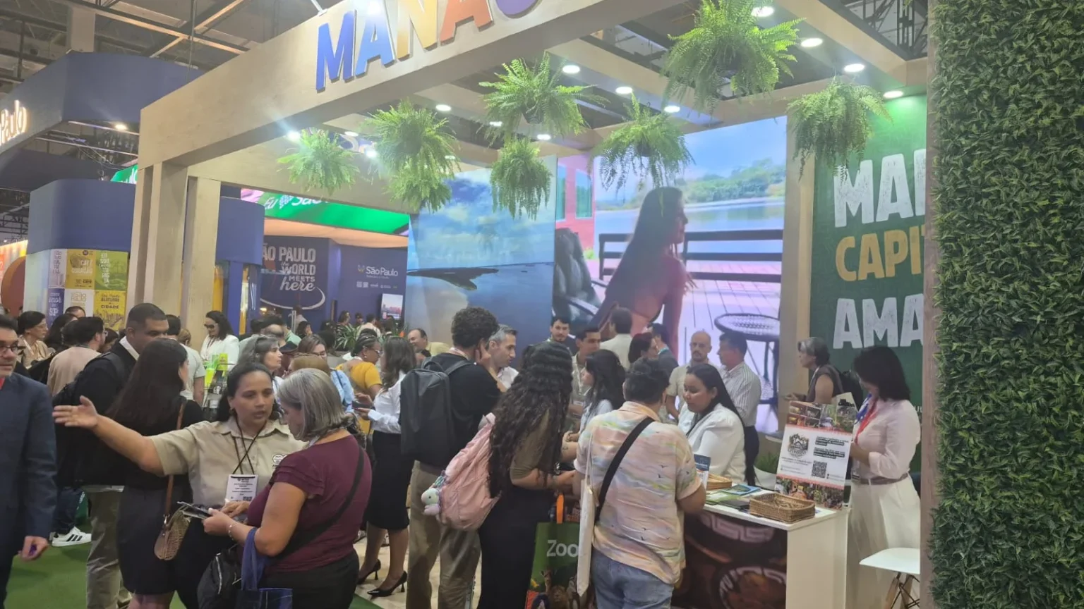 Prefeitura de Manaus destaca o turismo local na 30ª FIT América Latina Prefeitura de Manaus destaca o turismo local na 30ª FIT América Latina