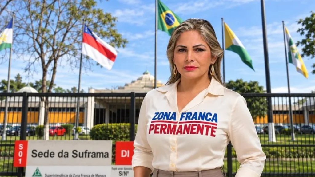 Candidata defende permanência da Zona Franca de Manaus e anuncia projeto de lei