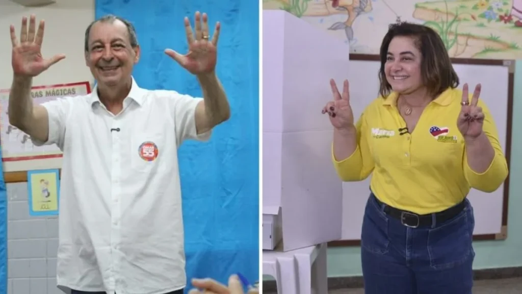 Omar Aziz e Maria do Carmo votam em Manaus e destacam desafios eleitorais no Amazonas