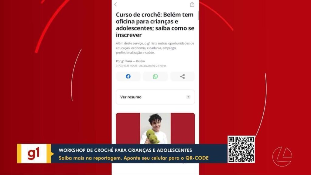 Oficina de Crochê em Belém: Uma Iniciativa Jovem que Encanta