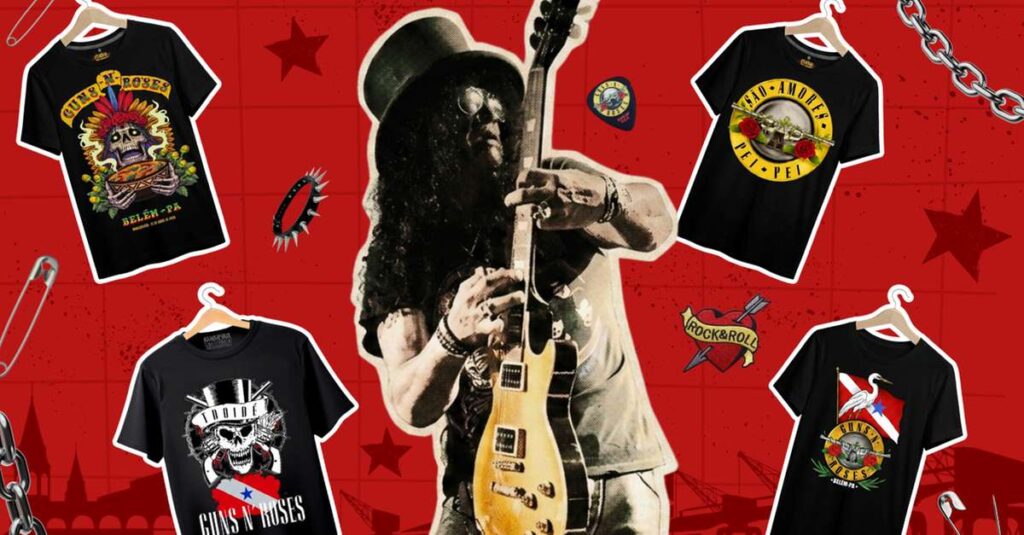 Camisetas do Guns N’ Roses em Belém: Onde Comprar para o Show Imperdível Camisetas do Guns N' Roses em Belém: Onde Comprar para o Show Imperdível