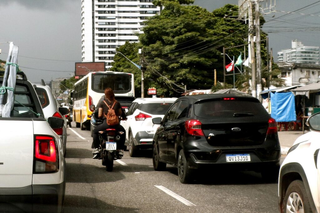 Acidente em Belém Causa Trânsito Lento no Centro; Confira Mapa Atualizado