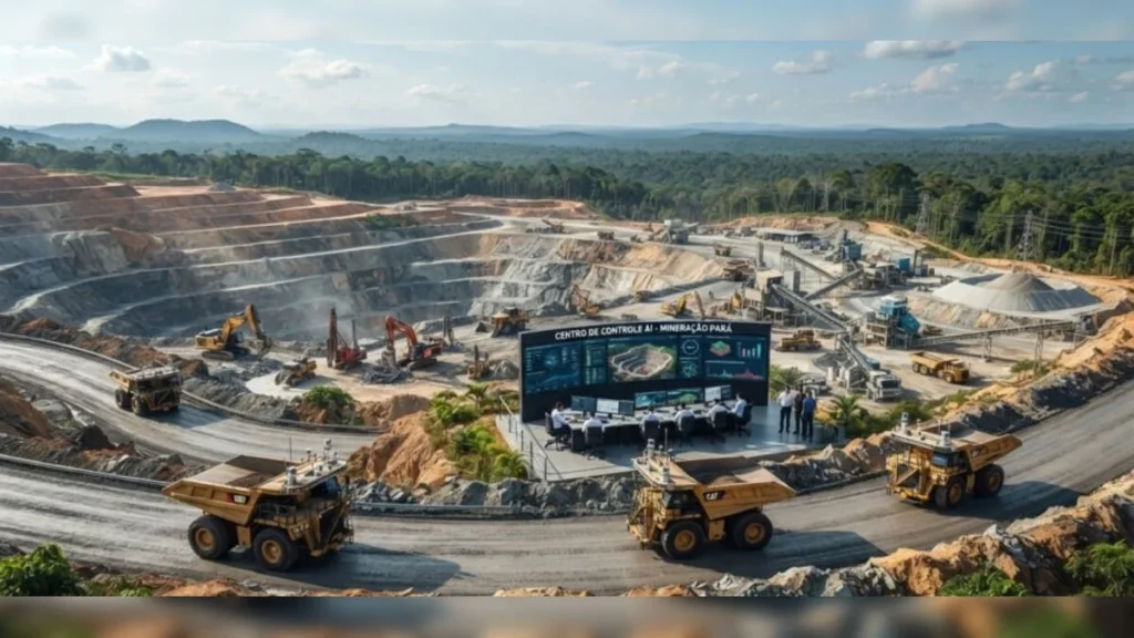 Mineração no Pará revoluciona com inteligência artificial e máquinas autônomas