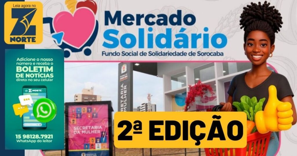 Secretaria da Mulher Realiza 2ª Edição do Mercado Solidário com Inscrições a Partir de Segunda-feira (26) Secretaria da Mulher Realiza 2ª Edição do Mercado Solidário com Inscrições a Partir de Segunda-feira