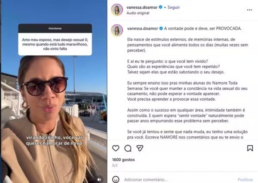 Pastora e Sexóloga Vanessa Ananias: Quebrando Tabus sobre Sexo e Fé nas Redes Sociais