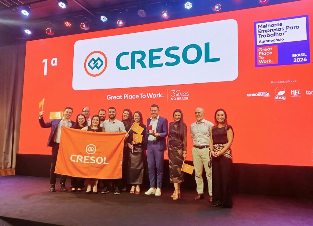 Cresol é Reconhecida como a Melhor Empresa para Trabalhar no Agronegócio em 2026 Cresol é Reconhecida como a Melhor Empresa para Trabalhar no Agronegócio em 2026