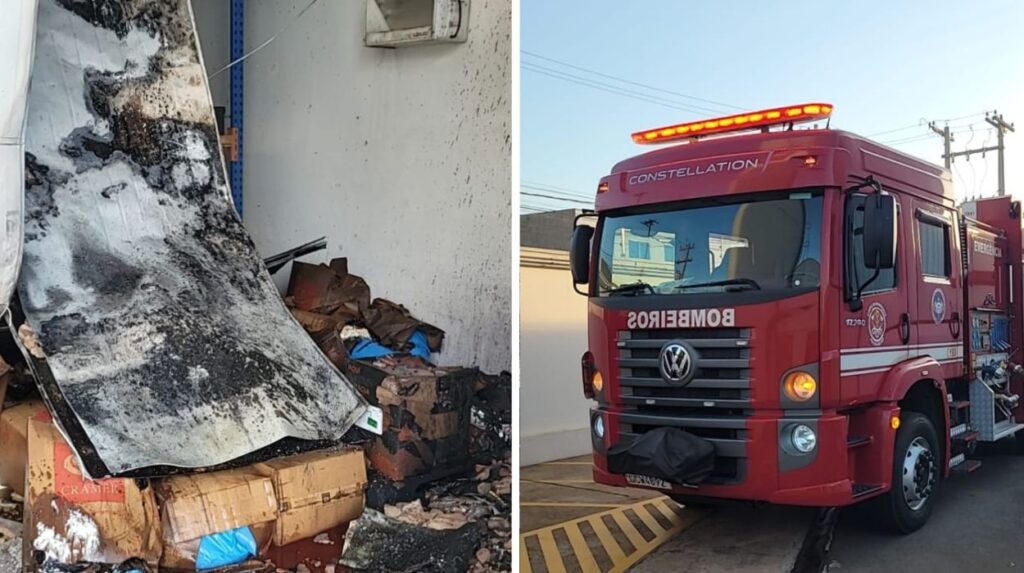 Incêndio em Empresa de Araras Mobiliza 30 Bombeiros; Felizmente, Ninguém Ficou Ferido Incêndio em Empresa de Araras Mobiliza 30 Bombeiros; Felizmente, Ninguém Ficou Ferido