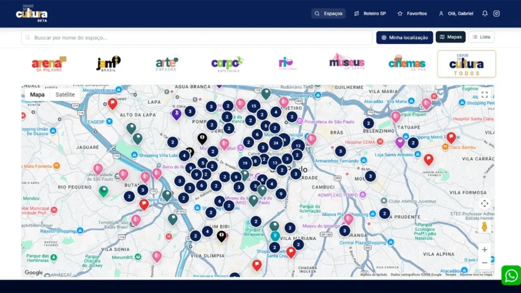 Polo Cultural apresenta Cidade da Cultura: plataforma digital para explorar espaços culturais de São Paulo Polo Cultural apresenta Cidade da Cultura: plataforma digital para explorar espaços culturais de São