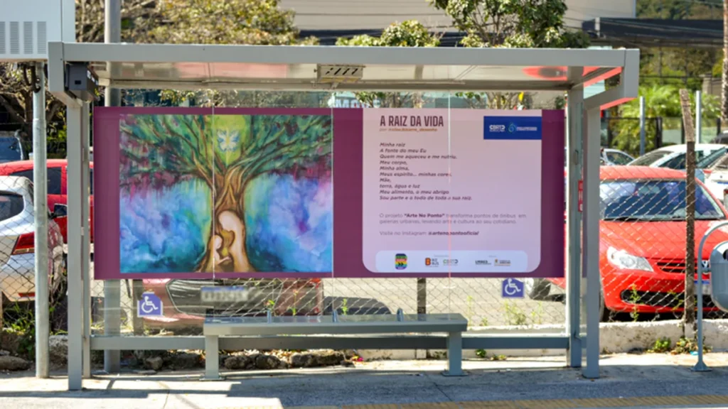 BRT Sorocaba celebra 6 anos com projeto cultural que transforma paradas em galeria urbana BRT Sorocaba celebra 6 anos com projeto cultural que transforma paradas em galeria urbana