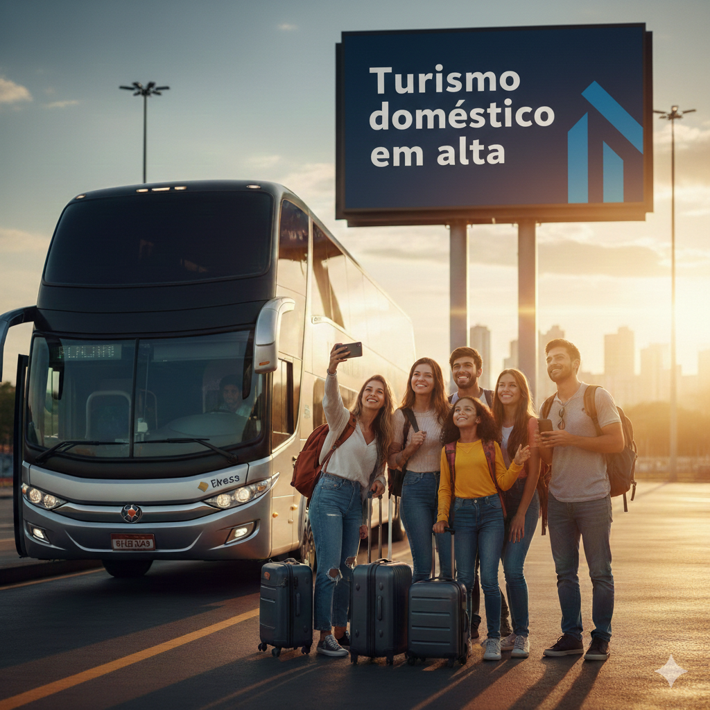 Crescimento do Turismo Doméstico: Viagens de Ônibus Disparam em 2025 Crescimento do Turismo Doméstico: Viagens de Ônibus Disparam em 2025