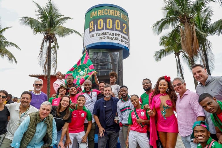 Crescimento do Turismo Internacional: Brasil Recebe 9 Milhões de Visitantes em 2025
