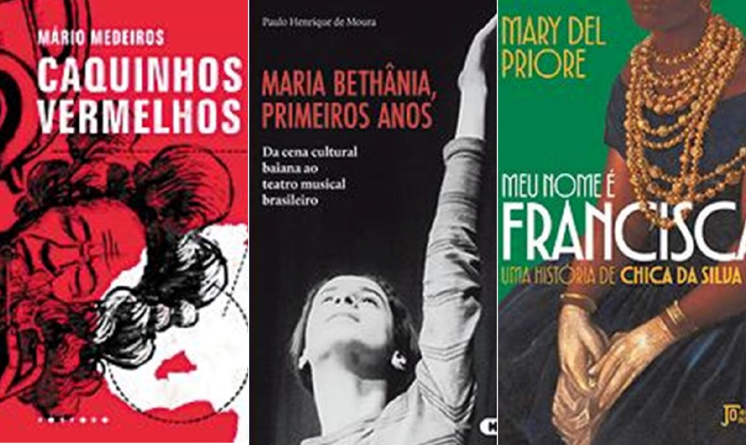 Descubra os Lançamentos Literários da Semana: As Carreiras de Bethânia e a História de Chica da Silv