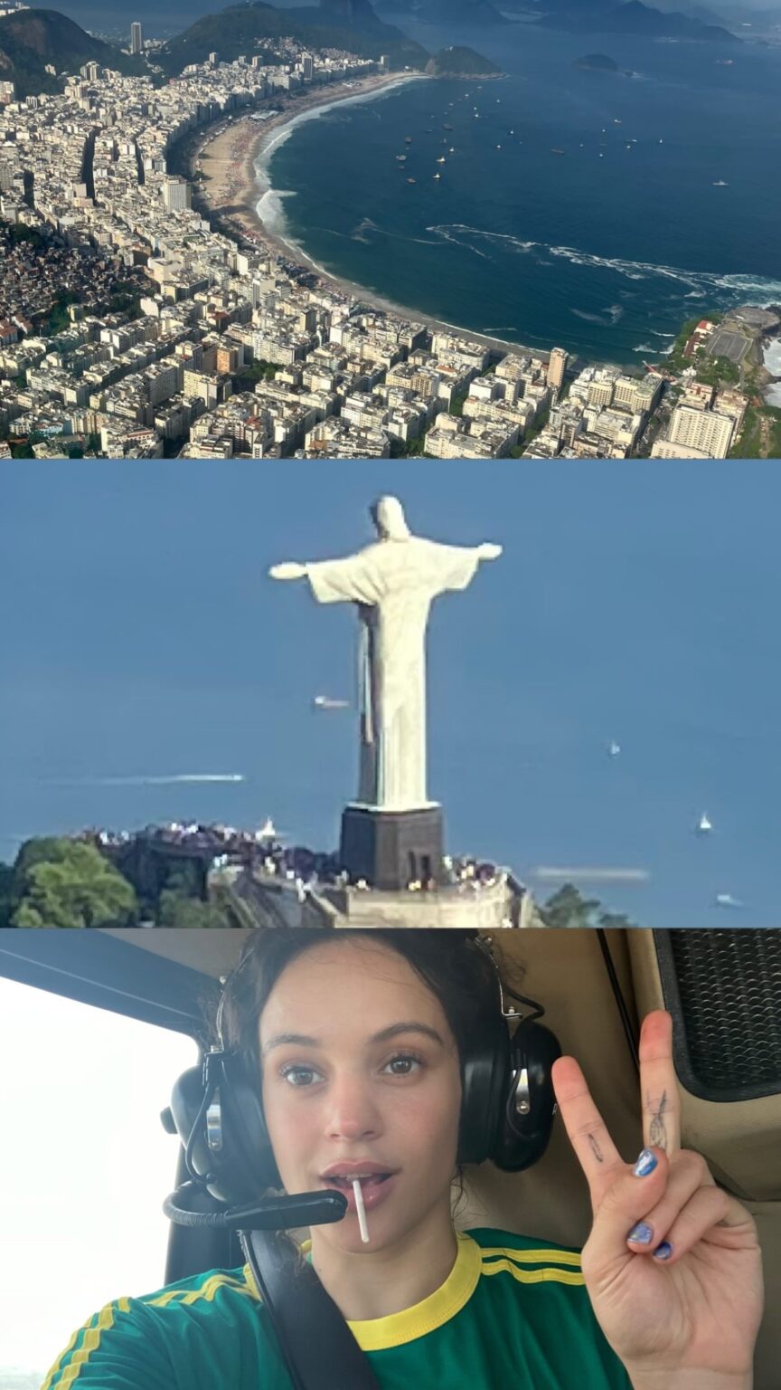Rosalía Encanta o Rio de Janeiro e Agradece pela Experiência do Réveillon