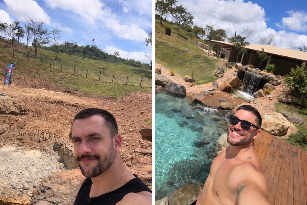 Arthur Picoli e sua Praia Artificial: Famosos que Criaram Refúgios em Casa
