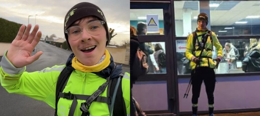 Estudante Francês Realiza Desafio de 480 km para Arrecadar Fundos para Educação Estudante Francês Realiza Desafio de 480 km para Arrecadar Fundos para Educação