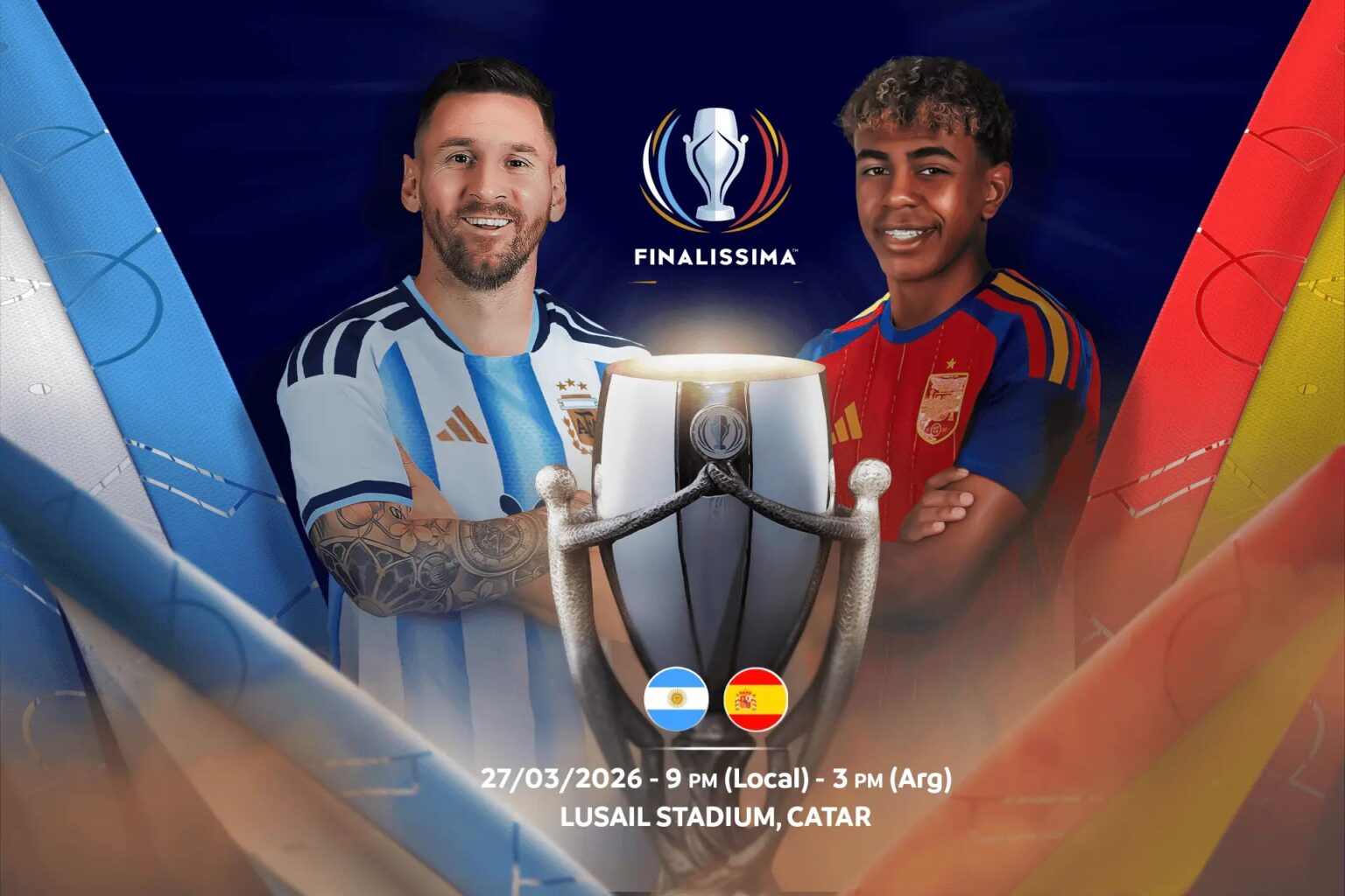Incertezas sobre a Finalíssima: Ataques no Catar geram dúvidas na UEFA Incertezas sobre a Finalíssima: Ataques no Catar geram dúvidas na UEFA