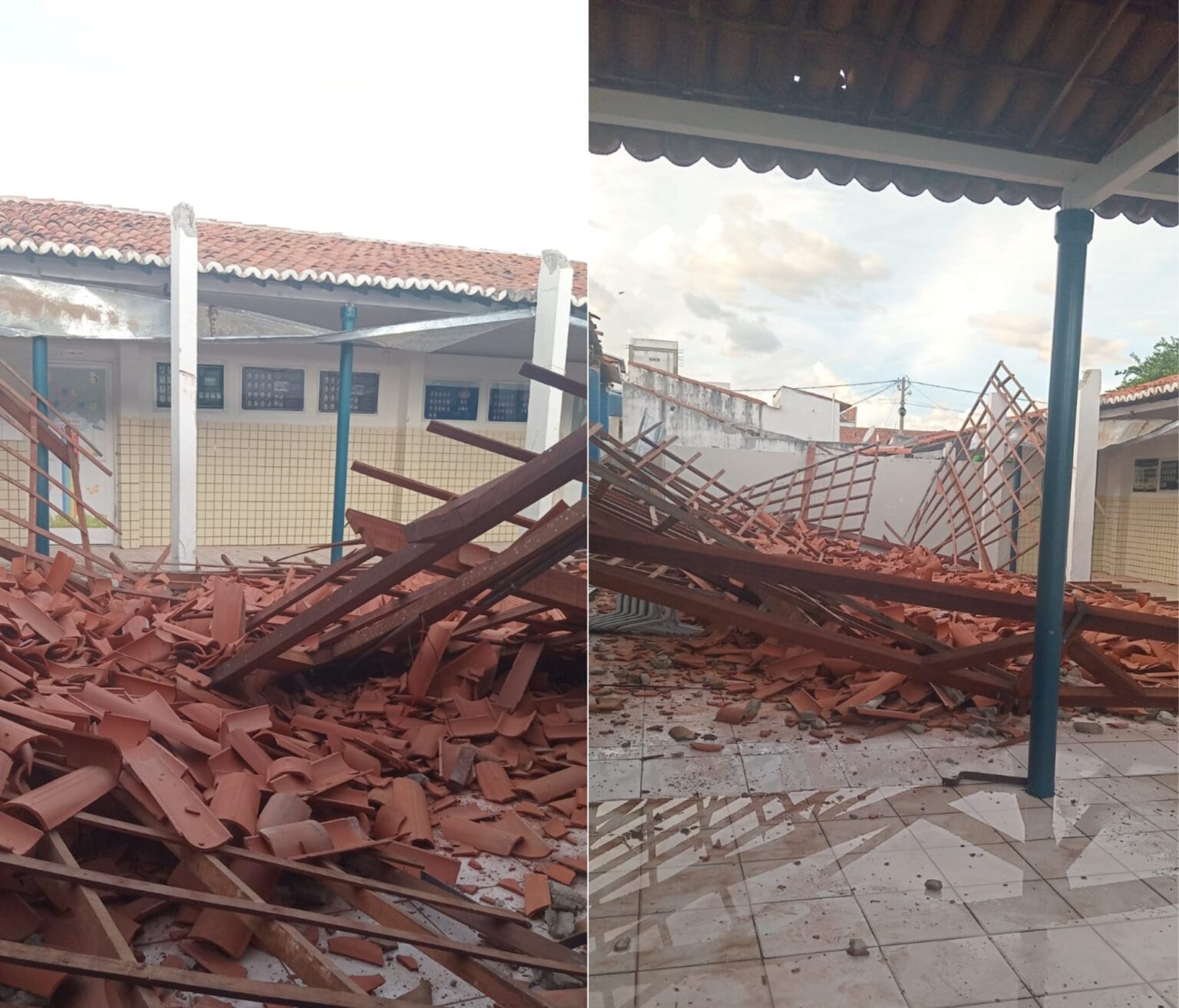 Teto de Escola Desaba em São Fernando, RN: Um Alerta para Segurança