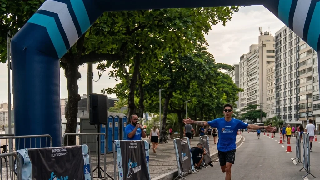Blue Running em Niterói: Corrida de 5 km une esporte e economia azul na orla de Icaraí Blue Running em Niterói: Corrida de 5 km une esporte e economia azul na orla de Icaraí