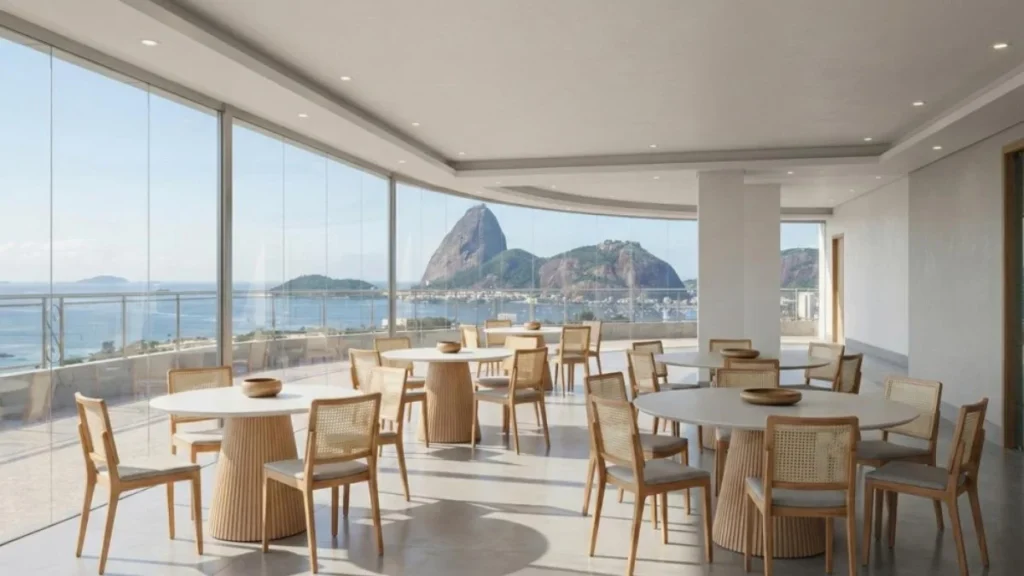 Rio de Janeiro ganha novo bistrô em edifício histórico com vista para a Baía de Guanabara Rio de Janeiro ganha novo bistrô em edifício histórico com vista para a Baía de Guanabara
