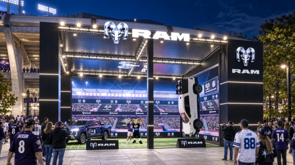 Score amplia presença da RAM na NFL no Rio com ação inovadora