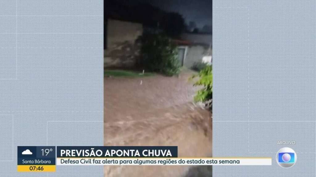 Belo Horizonte e Mais de 600 Cidades em Minas Gerais Estão em Alerta Laranja para Chuvas Intensas