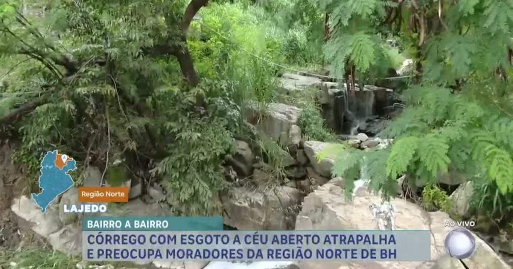 Córrego em Belo Horizonte Sob Esgoto: A Preocupação dos Moradores Córrego em Belo Horizonte Sob Esgoto: A Preocupação dos Moradores