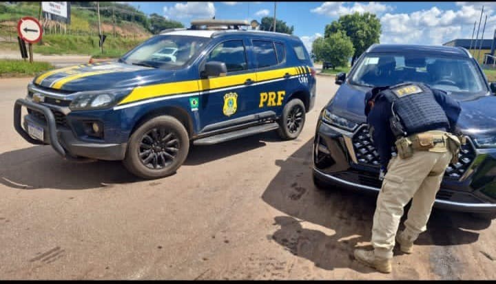 Polícia Rodoviária Federal Recupera Tiggo7 Sport Roubado em Betim (MG) Polícia Rodoviária Federal Recupera Tiggo7 Sport Roubado em Betim (MG)