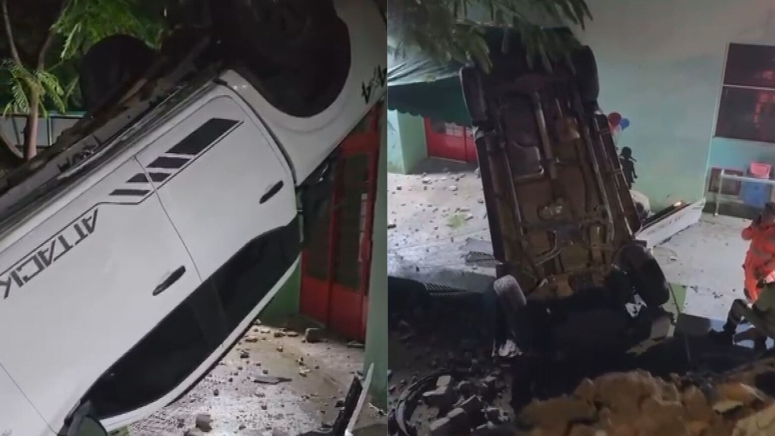 Motorista Embriagada é Detida Após Carro Caírem em Escola de BH Motorista Embriagada é Detida Após Carro Caírem em Escola de BH