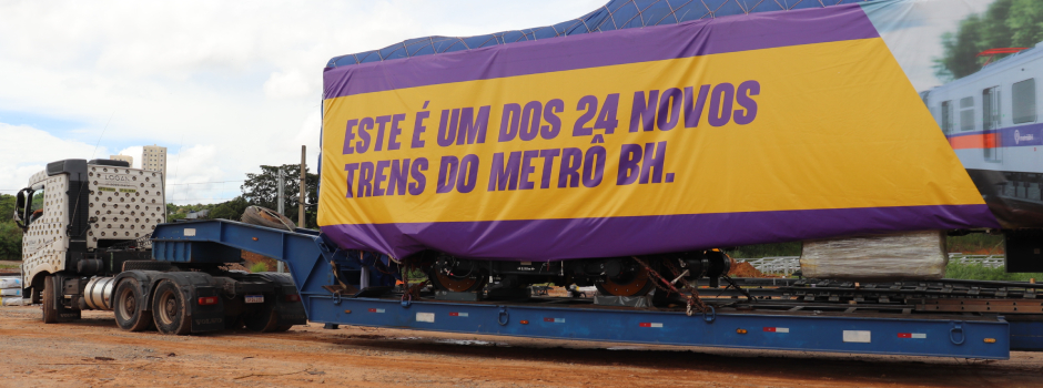 Belo Horizonte Recebe Dois Novos Trens do Metrô: Avanços na Frota Metropolitana Belo Horizonte Recebe Dois Novos Trens do Metrô: Avanços na Frota Metropolitana