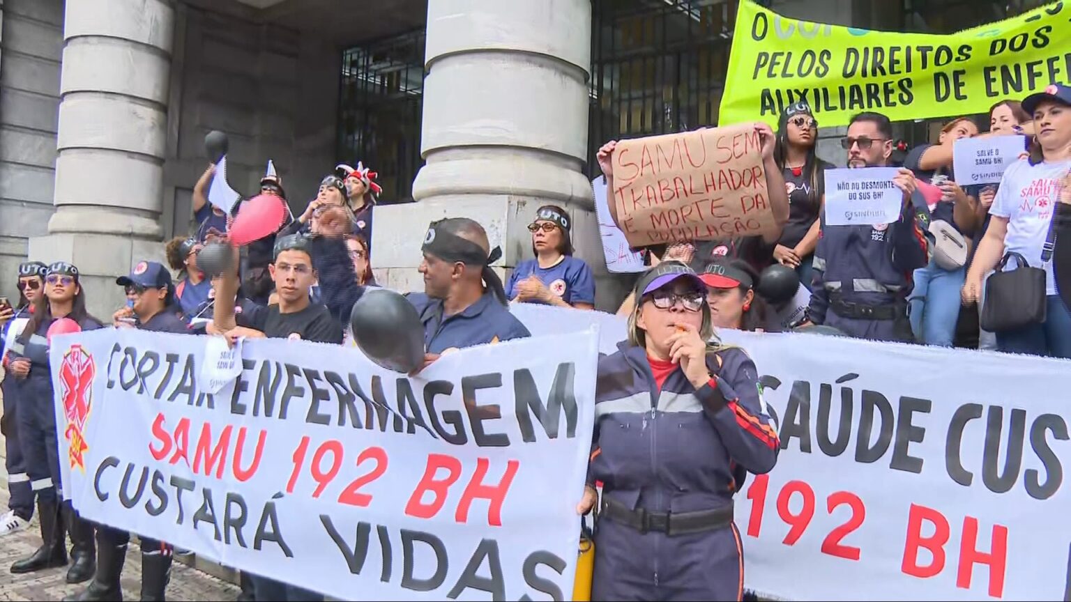 Protestos de Profissionais do Samu em BH: Cortes e Impactos no Atendimento de Saúde