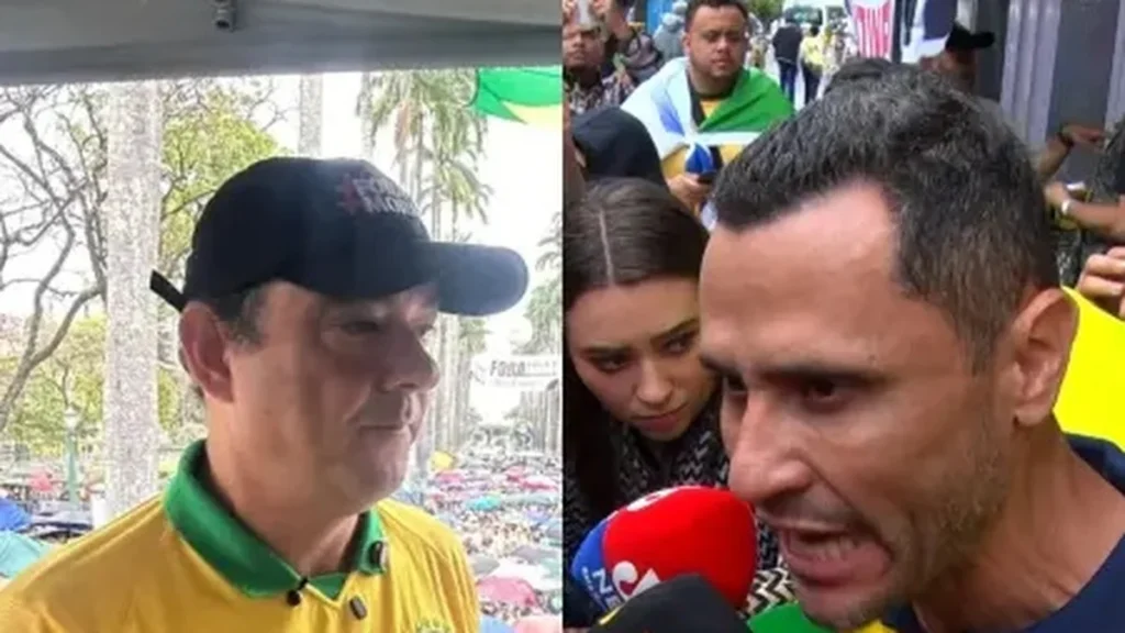 Manifestação em BH reúne adversários nas eleições de Minas em ato contra Lula e Moraes