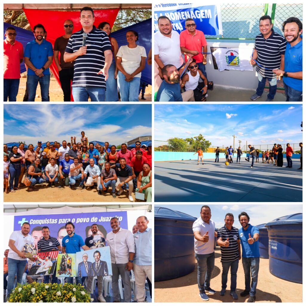 Prefeito Andrei Inaugura Pátio Multiuso no Salitre e Entrega 150 Caixas d’Água a Famílias Imagem do artigo