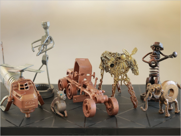 Exposição de Arte Sustentável em Juazeiro do Norte: Esculturas de Ferro Reutilizado Exposição de Arte Sustentável em Juazeiro do Norte: Esculturas de Ferro Reutilizado