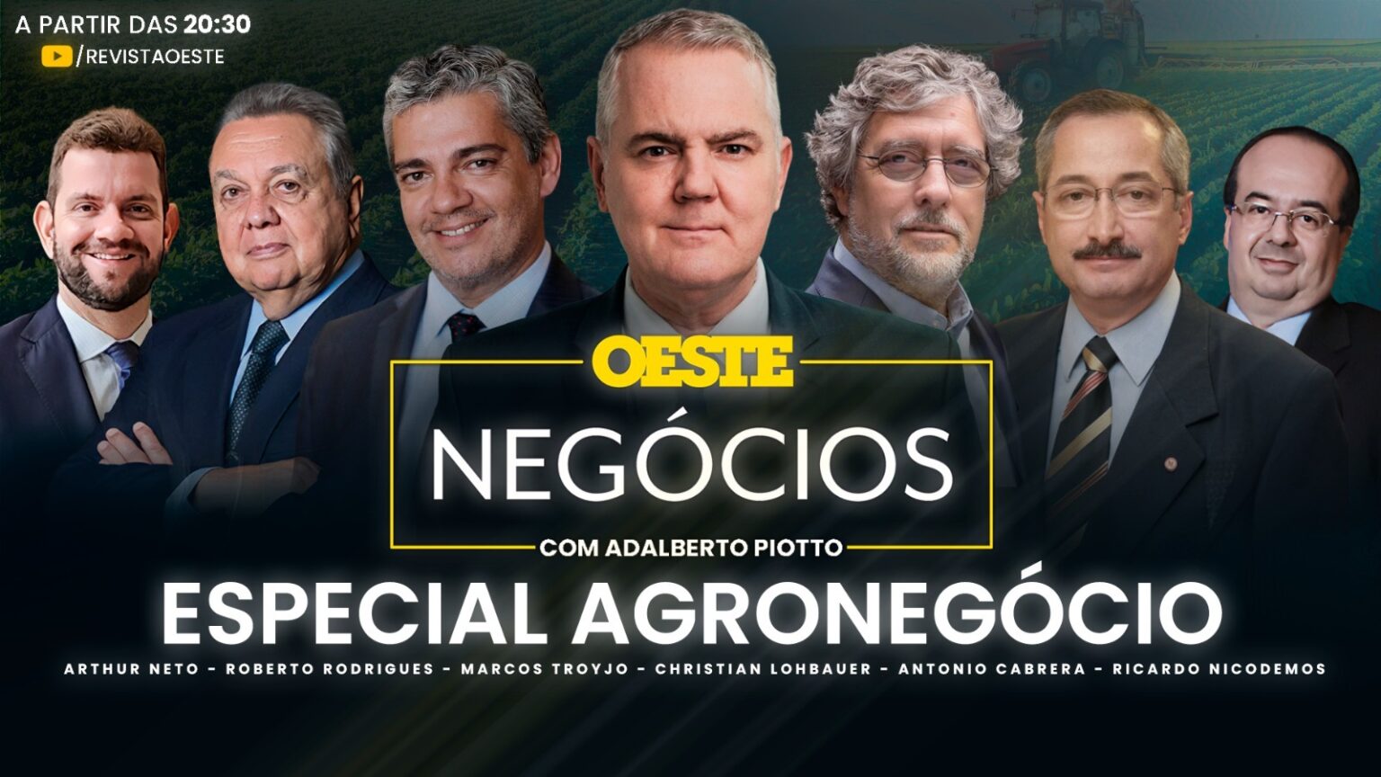 Oeste Negócios: Destaques do Agronegócio com Adalberto Piotto Oeste Negócios: Destaques do Agronegócio com Adalberto Piotto