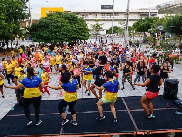 Agita Folia: Aulão Temático de Dança Promove Saúde e Integração em Juazeiro do Norte Agita Folia: Aulão Temático de Dança Promove Saúde e Integração em Juazeiro do Norte
