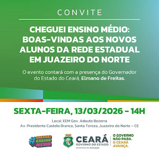 Evento Recepciona Milhares de Estudantes no Ensino Médio em Juazeiro do Norte Evento Recepciona Milhares de Estudantes no Ensino Médio em Juazeiro do Norte