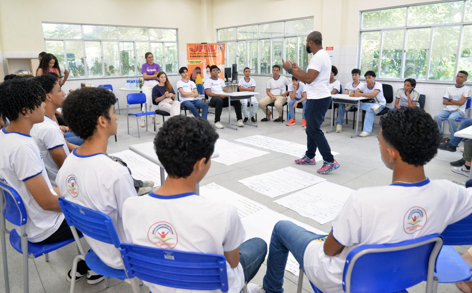 Centro de Educação promove oficinas para desconstrução do machismo com Instituto Mapear Centro de Educação promove oficinas para desconstrução do machismo com Instituto Mapear