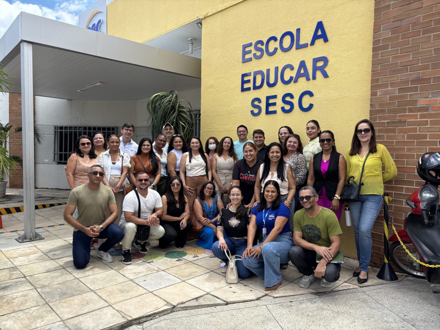 Formadores da Educação de Brejo Santo Visitam Escola Educar SESC em Juazeiro do Norte