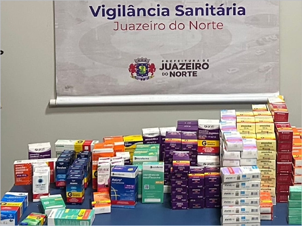 Juazeiro do Norte Intensifica Fiscalização e Reforça Registro de Medicamentos Juazeiro do Norte Intensifica Fiscalização e Reforça Registro de Medicamentos
