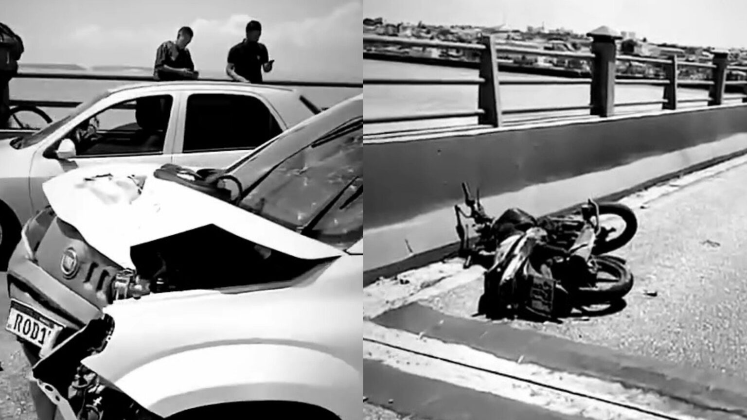Acidente Grave na Ponte José Sarney: Carro e Moto Colidem em São Luís