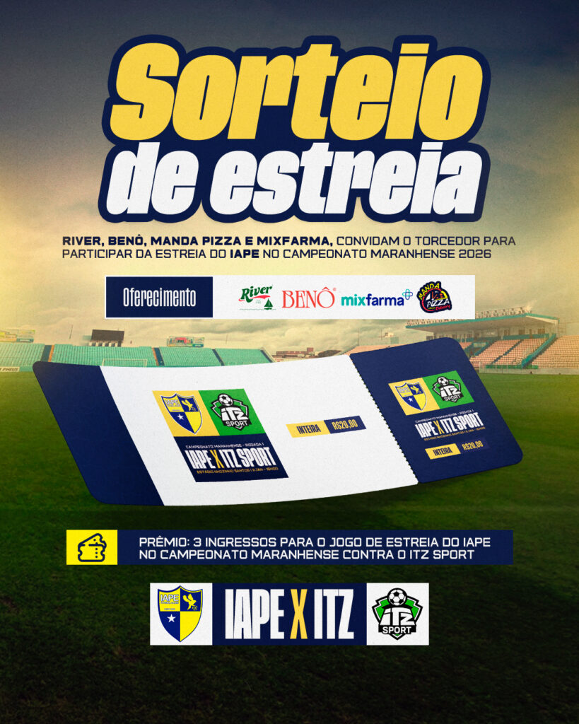 IAPE e Patrocinadores Reforçam Conexão com a Torcida na Estreia do Maranhense 2026 IAPE e Patrocinadores Reforçam Conexão com a Torcida na Estreia do Maranhense 2026