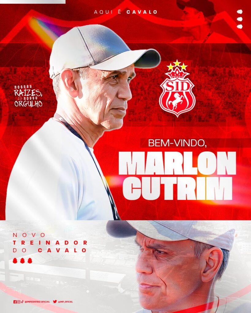 Imperatriz anuncia Marlon Cutrim como novo treinador para o Maranhense 2026 Imperatriz anuncia Marlon Cutrim como novo treinador para o Maranhense 2026