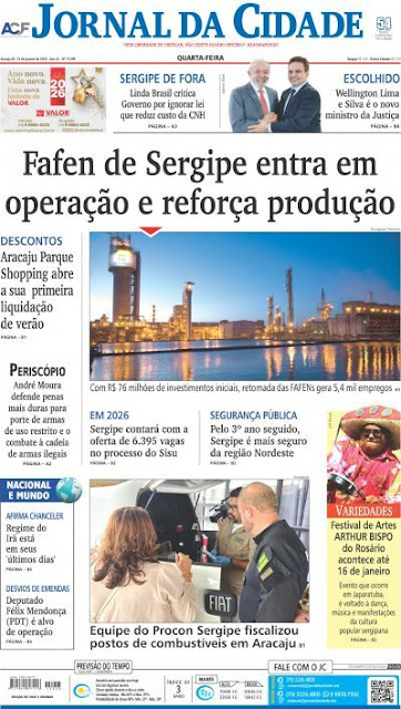 Principais Manchetes do Brasil em 14 de Janeiro de 2026 Principais Manchetes do Brasil em 14 de Janeiro de 2026