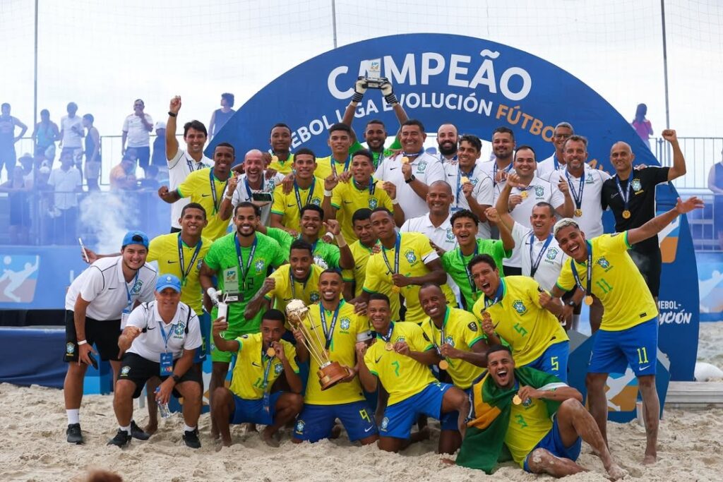 Brasil conquista título da Conmebol Liga Evolução 2025 ao vencer o Paraguai Brasil conquista título da Conmebol Liga Evolução 2025 ao vencer o Paraguai