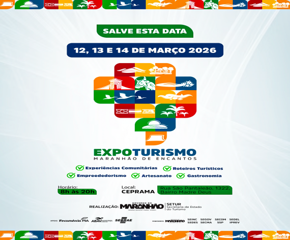 Expoturismo 2026: Setur-MA Promove Diversificação dos Destinos Turísticos Maranhenses Imagem do artigo