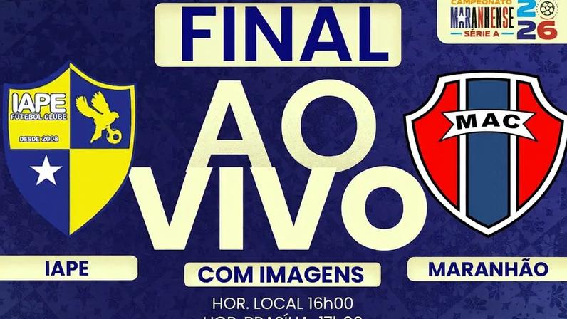 IAPE e Maranhão Atlético se enfrentam na final do Maranhense 2026 – Lance!TV Transmite IAPE e Maranhão Atlético se enfrentam na final do Maranhense 2026 - Lance!TV Transmite
