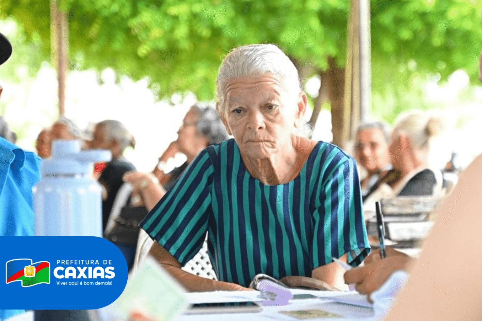 Idosos do Centro de Convivência no Bairro Seriema Recebem Apoio do Projeto Saúde e Convivência 60+ Idosos do Centro de Convivência no Bairro Seriema Recebem Apoio do Projeto Saúde e Convivência 60+
