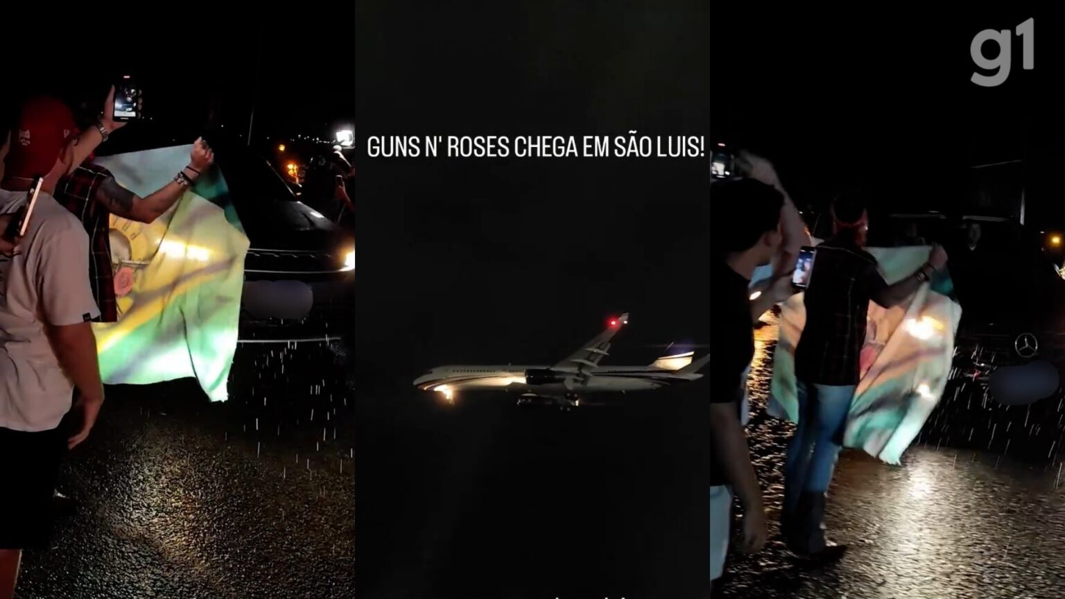 Guns N' Roses Chega a São Luís e Fãs se Mobilizam no Aeroporto