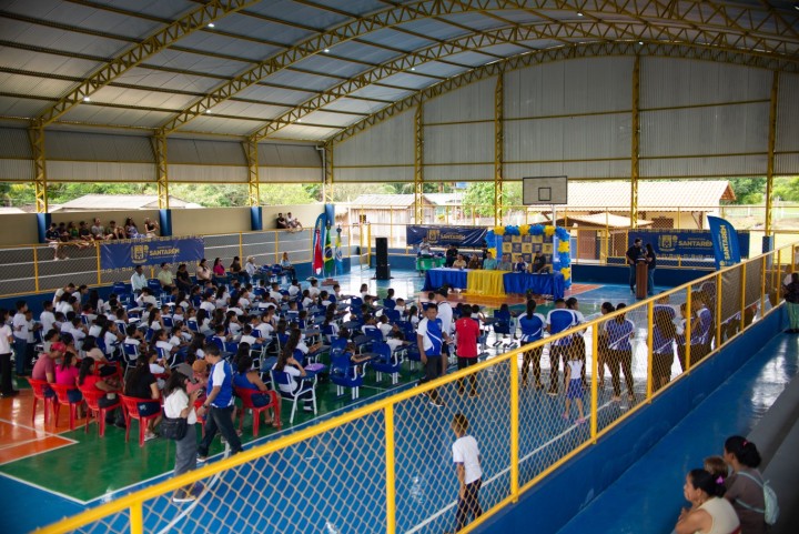 Inauguração de Quadra Poliesportiva na Escola Filomeno Silva: Um Marco para Traíra I Inauguração de Quadra Poliesportiva na Escola Filomeno Silva: Um Marco para Traíra I