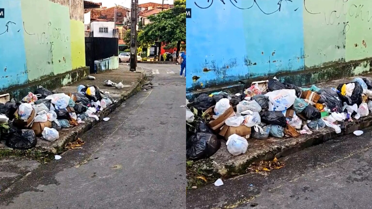 Moradores Relatam Acúmulo de Lixo em Calçada de Posto de Saúde em São Luís